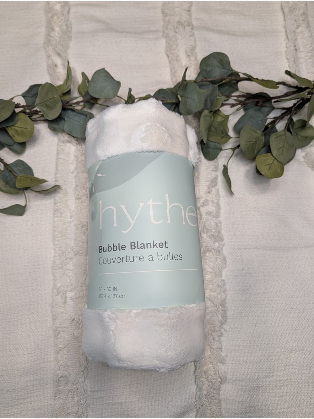 Hythe Bubble Blanket in Cream
